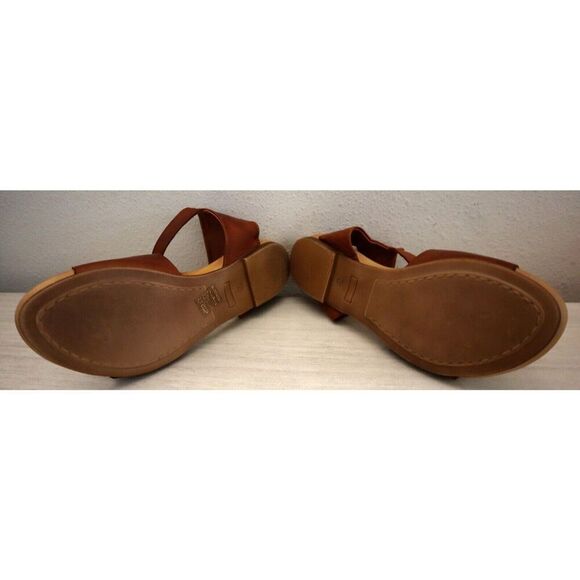 Miz Mooz IB22173 Women's Sz 8.5M Brandy Brown Antony Flat Comfort Sandals - Picture 3 of 9